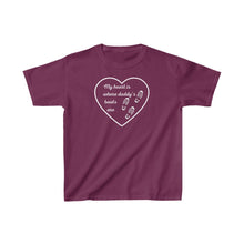 Load image into Gallery viewer, My heart is where daddy’s boots are - Kids Tee