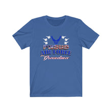 Load image into Gallery viewer, Proud Air Force Grandma - Unisex Jersey Short Sleeve Tee