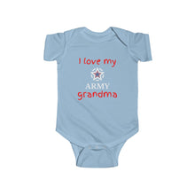 Load image into Gallery viewer, I Love My Army Grandma - Infant Bodysuit Onesie