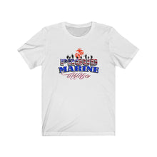 Load image into Gallery viewer, Proud Marine Wife - Unisex T-Shirt (Available in all branches for Wife, Mom, Dad, Grandma & Grandpa)