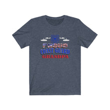 Load image into Gallery viewer, Proud Coast Guard Grandpa - Unisex Jersey Short Sleeve Tee