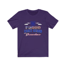 Load image into Gallery viewer, Proud Coast Guard Grandma - Unisex Jersey Short Sleeve Tee