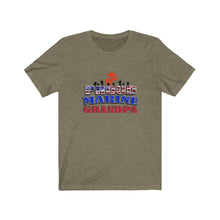 Load image into Gallery viewer, Proud Marine Grandpa - Unisex Jersey Short Sleeve Tee