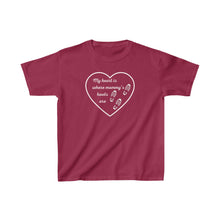 Load image into Gallery viewer, My heart is where mommy’s boots are - Kids Tee