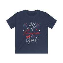 Load image into Gallery viewer, All American Girl - Kids Softstyle Tee