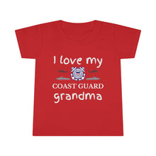 Load image into Gallery viewer, I Love My Coast Guard Grandma - Toddler T-shirt