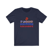 Load image into Gallery viewer, Proud Marine Grandpa - Unisex Jersey Short Sleeve Tee