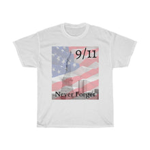 Load image into Gallery viewer, 9/11 Never Forget - Unisex Heavy Cotton Tee