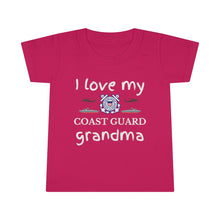 Load image into Gallery viewer, I Love My Coast Guard Grandma - Toddler T-shirt