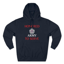 Load image into Gallery viewer, Honored to Serve - Army - Unisex Premium Pullover Hoodie
