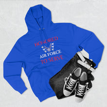 Load image into Gallery viewer, Honored to Serve - Air Force - Unisex Premium Pullover Hoodie