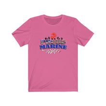 Load image into Gallery viewer, Proud Marine Wife - Unisex T-Shirt (Available in all branches for Wife, Mom, Dad, Grandma & Grandpa)