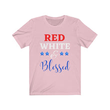Load image into Gallery viewer, Red White &amp; Blessed Unisex T-Shirt
