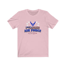 Load image into Gallery viewer, Proud Air Force Wife - Unisex Jersey Short Sleeve Tee