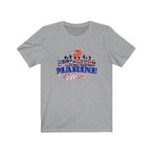 Load image into Gallery viewer, Proud Marine Mom - Unisex Jersey Short Sleeve Tee