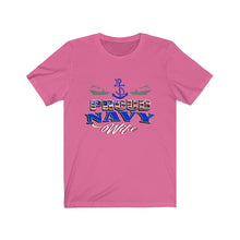 Load image into Gallery viewer, Proud Navy Wife - Unisex Jersey Short Sleeve Tee