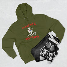 Load image into Gallery viewer, Honored to Serve - Army - Unisex Premium Pullover Hoodie