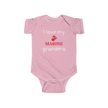 Load image into Gallery viewer, I Love My Marine Grandma - Infant Bodysuit Onesie