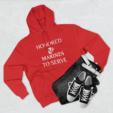 Load image into Gallery viewer, Honored to Serve - Marines - Unisex Premium Pullover Hoodie