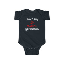 Load image into Gallery viewer, I Love My Marine Grandma - Infant Bodysuit Onesie