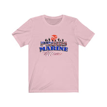 Load image into Gallery viewer, Proud Marine Mom - Unisex Jersey Short Sleeve Tee
