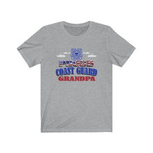 Load image into Gallery viewer, Proud Coast Guard Grandpa - Unisex Jersey Short Sleeve Tee