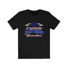Load image into Gallery viewer, Proud Coast Guard Grandma - Unisex Jersey Short Sleeve Tee
