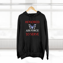 Load image into Gallery viewer, Honored to Serve - Air Force - Unisex Premium Pullover Hoodie