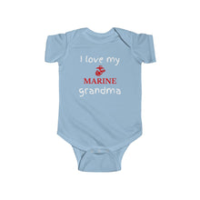 Load image into Gallery viewer, I Love My Marine Grandma - Infant Bodysuit Onesie