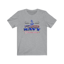 Load image into Gallery viewer, Proud Navy Grandma - Unisex Jersey Short Sleeve Tee