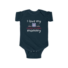 Load image into Gallery viewer, I Love My Coast Guard Mommy - Infant Fine Bodysuit