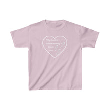 Load image into Gallery viewer, My heart is where mommy’s boots are - Kids Tee
