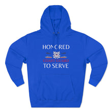 Load image into Gallery viewer, Honored to Serve - Coast Guard - Unisex Premium Pullover Hoodie
