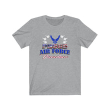 Load image into Gallery viewer, Proud Air Force Grandma - Unisex Jersey Short Sleeve Tee
