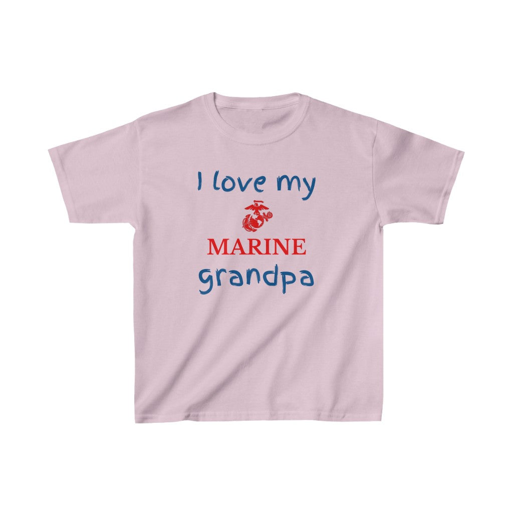 I Love My Marine Grandpa - Kids Tee