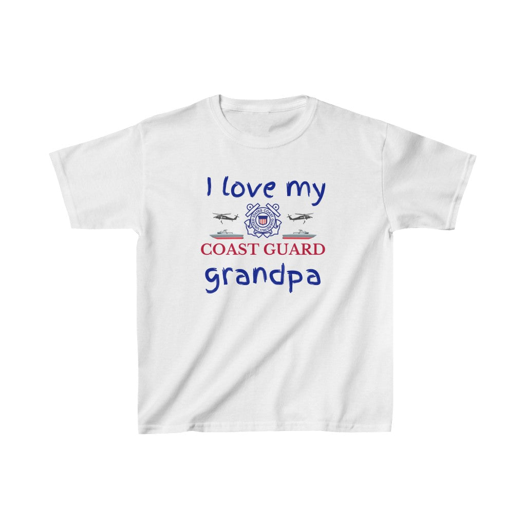 I Love My Coast Guard Grandpa - Kids Tee