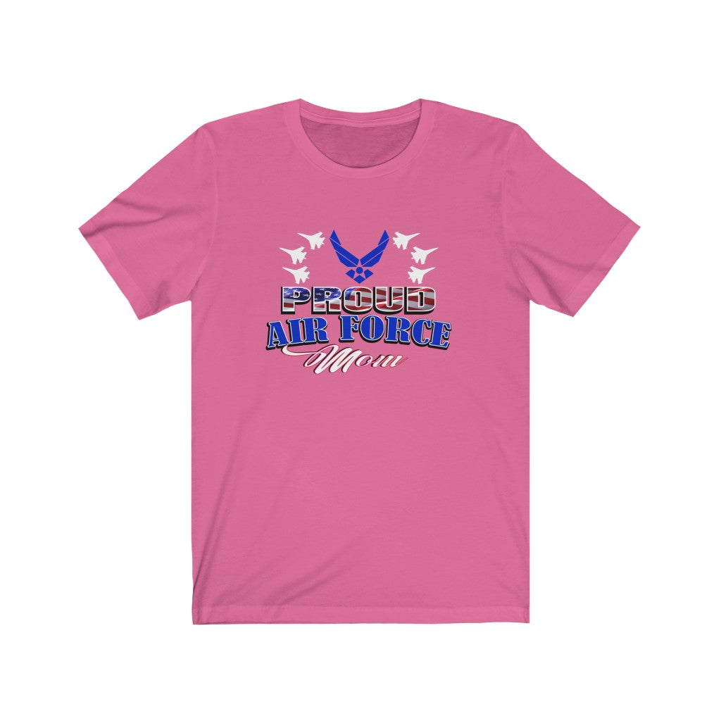 Proud Air Force Mom - Unisex Jersey Short Sleeve Tee