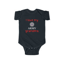 Load image into Gallery viewer, I Love My Army Grandma - Infant Bodysuit Onesie
