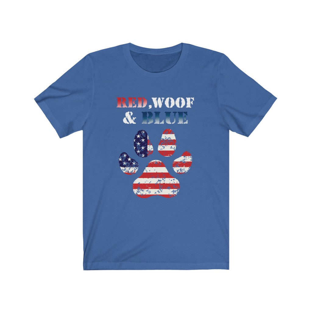 Red Woof and Blue - Unisex T-Shirt