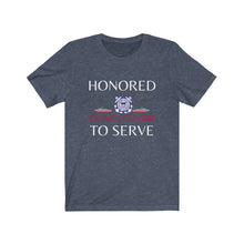 Load image into Gallery viewer, Honored to Serve - Coast Guard - Unisex T-Shirt
