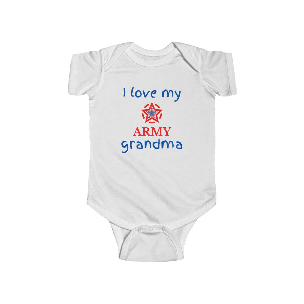 I Love My Army Grandma - Infant Bodysuit Onesie
