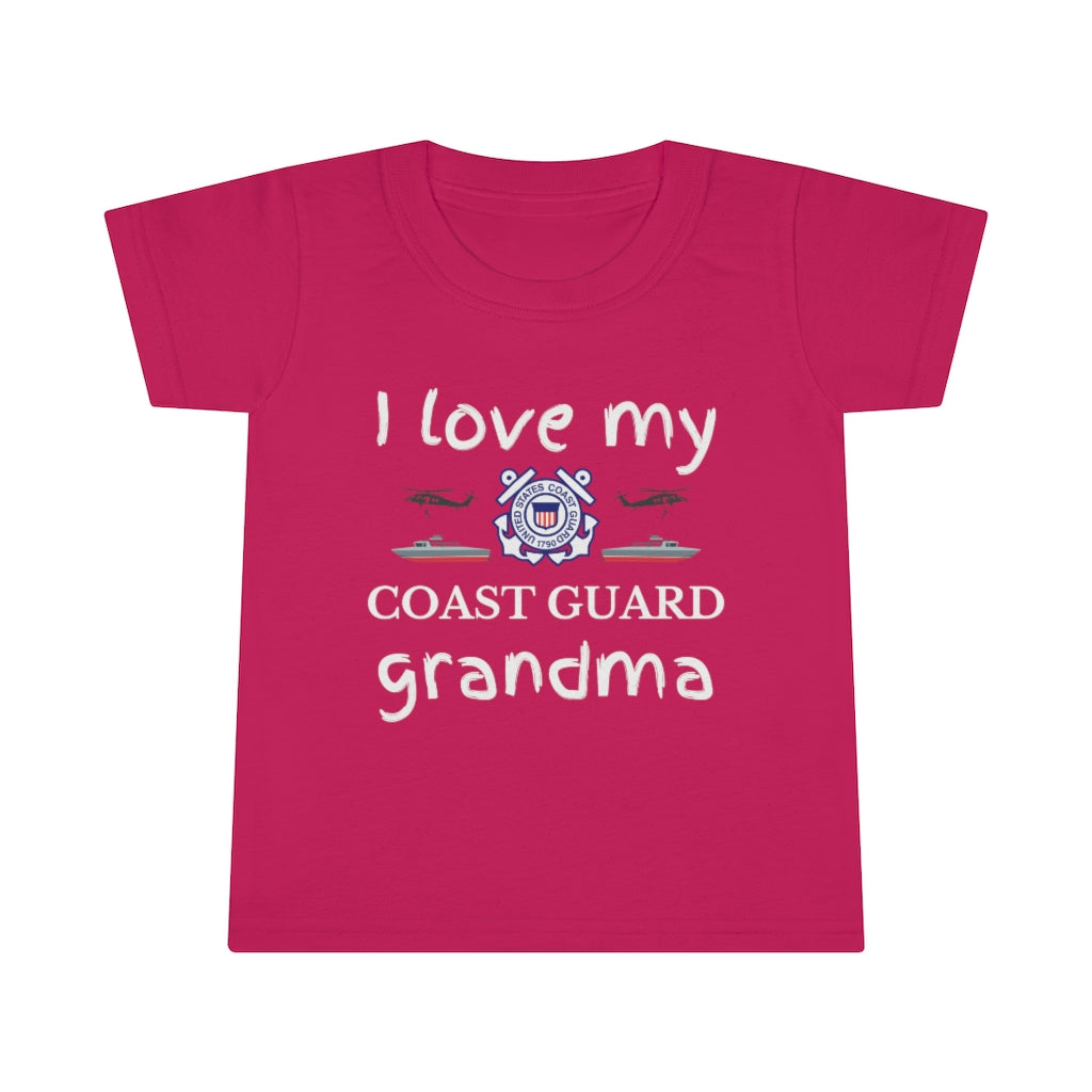 I Love My Coast Guard Grandma - Toddler T-shirt