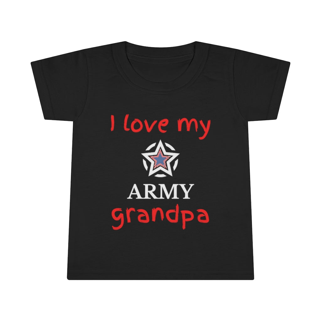 I Love My Army Grandpa - Toddler T-shirt
