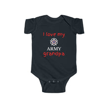 Load image into Gallery viewer, I Love My Army Grandpa - Infant Fine Bodysuit
