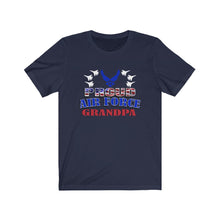 Load image into Gallery viewer, Proud Air Force Grandpa - Unisex Jersey Short Sleeve Tee
