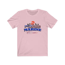 Load image into Gallery viewer, Proud Marine Mom - Unisex Jersey Short Sleeve Tee
