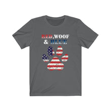 Load image into Gallery viewer, Red Woof and Blue - Unisex T-Shirt
