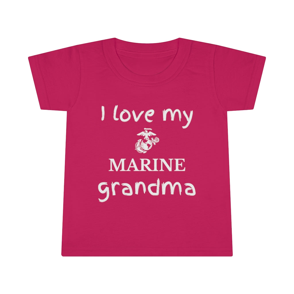 I Love My Marine Grandma - Toddler T-shirt
