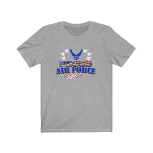 Load image into Gallery viewer, Proud Air Force Mom - Unisex Jersey Short Sleeve Tee
