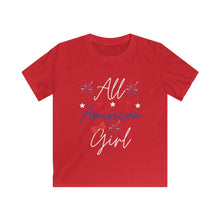 Load image into Gallery viewer, All American Girl - Kids Softstyle Tee
